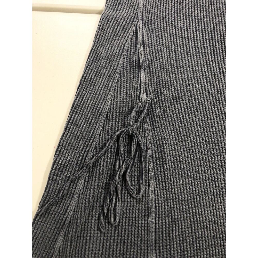 Free People Blue Ribbed Tie Front Maxi Dress - Picture 6 of 7